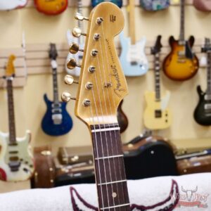 Fender Custom Shop Wild West Guitars 25th Anniversary 1960 Stratocaster Hardtail Madagascar Rosewood Fretboard Heavy Relic Fiesta Red 7.05 LBS - Image 7