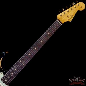 Fender Custom Shop Wild West Guitars 25th Anniversary 1960 Stratocaster Madagascar Rosewood Fretboard Heavy Relic 3 Tone Sunburst 7.70 LBS - Image 4