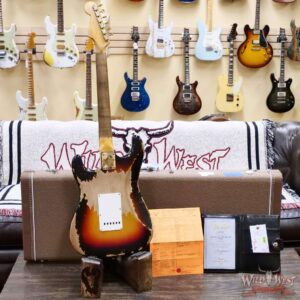 Fender Custom Shop Wild West Guitars 25th Anniversary 1960 Stratocaster Madagascar Rosewood Fretboard Heavy Relic 3 Tone Sunburst 7.70 LBS - Image 10