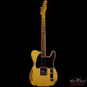 Fender Custom Shop Limited 50’s Pine Esquire Hand-Wound Pickup Super Heavy Relic Aged Nocaster Blonde 6.60 LBS - Image 3