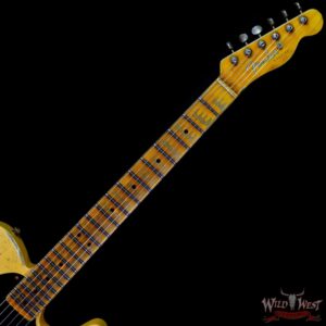 Fender Custom Shop Limited 50’s Pine Esquire Hand-Wound Pickup Super Heavy Relic Aged Nocaster Blonde 6.60 LBS - Image 4