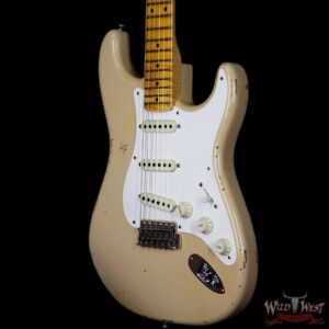 Fender Custom Shop Summer Event LTD Fat 50s Stratocaster Relic Flame Maple Neck Aged Desert Sand - Image 2
