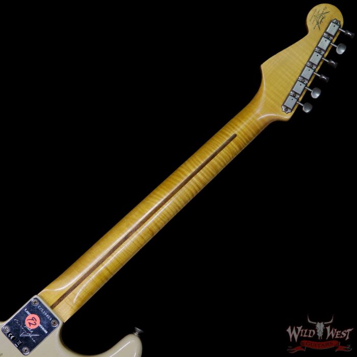 Fender Custom Shop Summer Event LTD Fat 50s Stratocaster Relic Flame Maple Neck Aged Desert Sand - Image 11