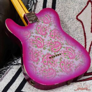 Fender Custom Shop Limited Edition ‘50s Thinline Telecaster TELE® Relic Pink Paisley 6.80 LBS - Image 11
