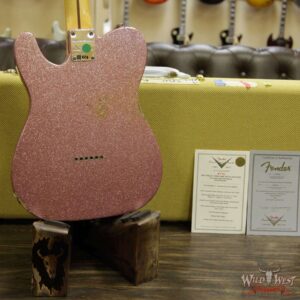 Fender Custom Shop 2017 NAMM Limited Edition 50’s Thinline Telecaster Relic Champagne Sparkle - Image 11