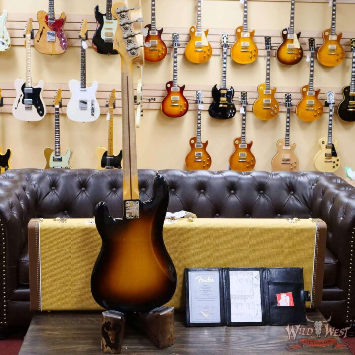 Fender Custom Shop 1957 Precision Bass P-Bass Hand-Wound Pickups Journeyman Relic Wide-Fade 2-Color Sunburst - Image 9