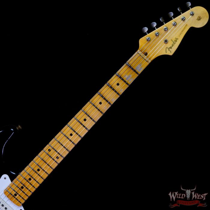 Fender Custom Shop limited Edition 1957 Stratocaster Hardtail Hand-Wound Pickups Journeyman Relic Faded Aged 2 Tone Sunburst - Image 4