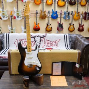 Fender Custom Shop limited Edition 1957 Stratocaster Hardtail Hand-Wound Pickups Journeyman Relic Faded Aged 2 Tone Sunburst - Image 6