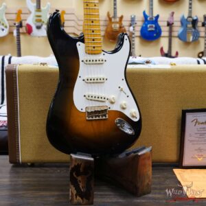 Fender Custom Shop limited Edition 1957 Stratocaster Hardtail Hand-Wound Pickups Journeyman Relic Faded Aged 2 Tone Sunburst - Image 8