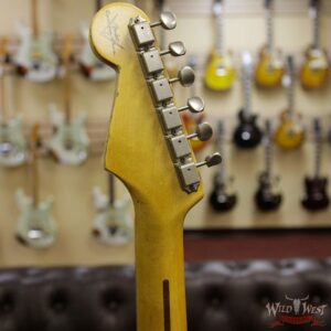 2018 Fender Custom Shop 1957 Stratocaster Relic Maple Neck Blue Flower - Image 5