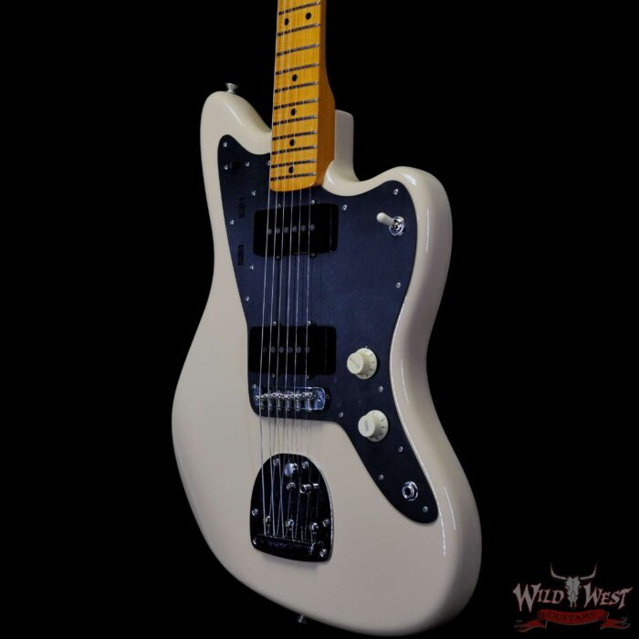 Fender Custom Shop Vintage Custom 1958 Jazzmaster Hand-Wound Pickups Maple Neck NOS Aged Desert Sand - Image 2