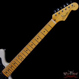 Fender Custom Shop Vintage Custom 1958 Jazzmaster Hand-Wound Pickups Maple Neck NOS Aged Desert Sand - Image 4