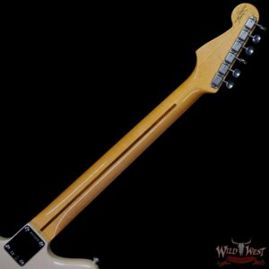 Fender Custom Shop Vintage Custom 1958 Jazzmaster Hand-Wound Pickups Maple Neck NOS Aged Desert Sand - Image 5
