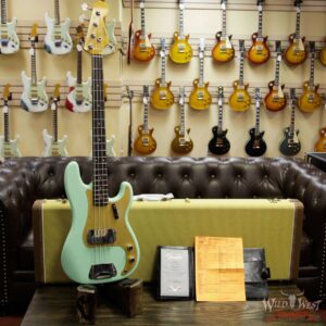 Fender Custom Shop 1959 Precision Bass Journeyman Relic AAA Rosewood Slab Board Handwound PU Surf Green - Image 9