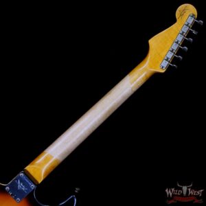 Fender Custom Shop 1959 Stratocaster AAA Rosewood Board Hand-Wound Pickups Heavy Relic Faded Aged Chocolate 3 Tone Sunburst - Image 5