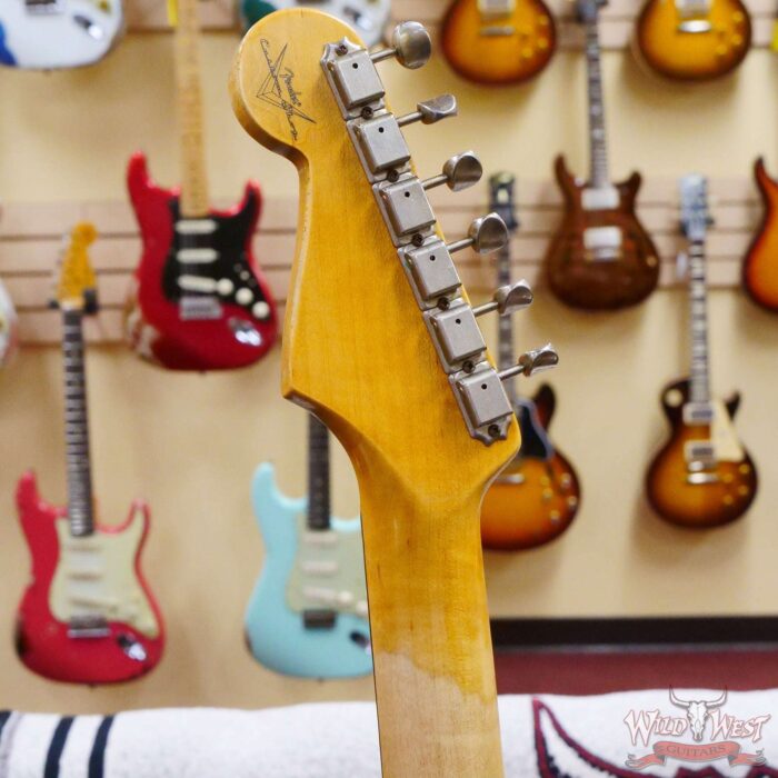 Fender Custom Shop 1959 Stratocaster AAA Rosewood Board Hand-Wound Pickups Heavy Relic Faded Aged Chocolate 3 Tone Sunburst - Image 10
