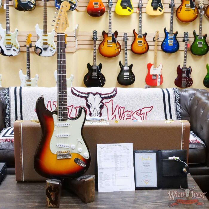 Fender Custom Shop Limited Edition 1959 Stratocaster Rosewood Fingerboard NOS Chocolate 3-Color Sunburst - Image 6