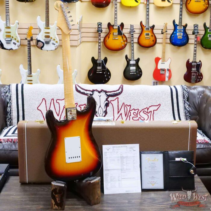 Fender Custom Shop Limited Edition 1959 Stratocaster Rosewood Fingerboard NOS Chocolate 3-Color Sunburst - Image 9