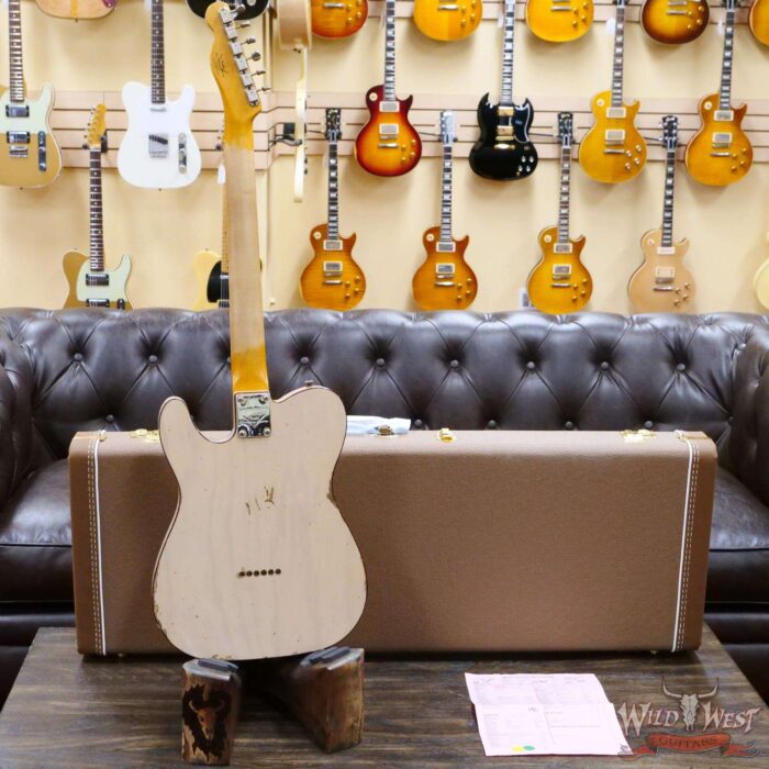 Fender Custom Shop 1960 HS Telecaster Custom Relic Aged Dirty White Blonde - Image 9