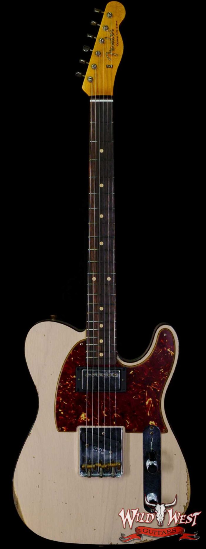 Fender Custom Shop 1960 HS Telecaster Custom Relic Aged Dirty White Blonde - Image 1