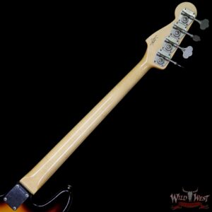 2012 Fender Custom Shop 60s 1960 Jazz Bass Relic Rosewood Fretboard 3 Tone Sunburst - Image 10