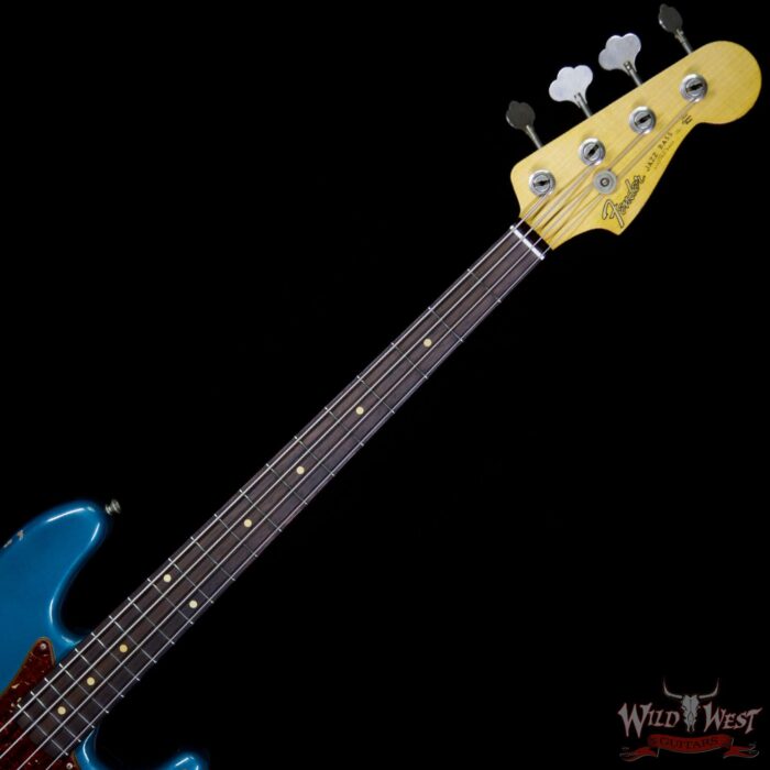 Fender Custom Shop 2017 NAMM Limited Edition 60 Jazz Bass J-Bass Relic Rosewood Fretboard Aged Ocean Turquoise - Image 5