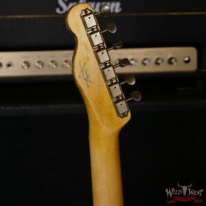 Fender Custom Shop 60’s Esquire Relic (Telecaster Custom) AAA Rosewood Slab Board Lake Placid Blue - Image 10