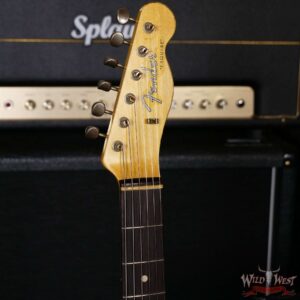 Fender Custom Shop 60’s Esquire Relic (Telecaster Custom) AAA Rosewood Slab Board Lake Placid Blue - Image 7