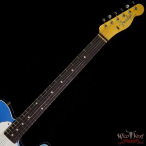 Fender Custom Shop 60’s Esquire Relic (Telecaster Custom) AAA Rosewood Slab Board Lake Placid Blue - Image 4