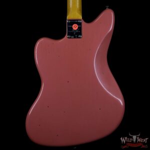 Fender Custom Shop Super Faded 60s Jazzmaster Journeyman Relic Rosewood Aged Fiesta Red - Image 7