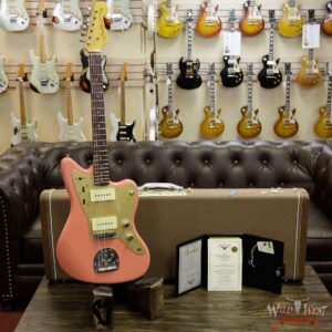 Fender Custom Shop Super Faded 60s Jazzmaster Journeyman Relic Rosewood Aged Fiesta Red - Image 13