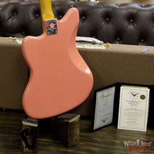 Fender Custom Shop Super Faded 60s Jazzmaster Journeyman Relic Rosewood Aged Fiesta Red - Image 16