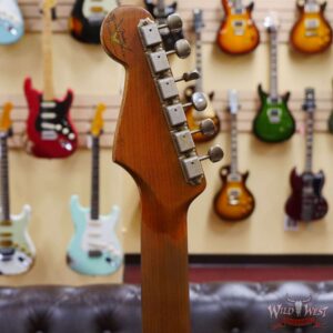 Fender Custom Shop Limited Edition Roasted 1961 Stratocaster AAA Rosewood Slab Board Hand-Wound Pickups Super Heavy Relic Aged 3 Tone Sunburst - Image 11