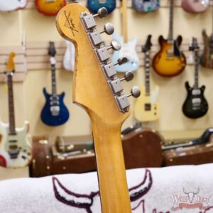 Fender Custom Shop 1962 Stratocaster Hand-Wound Pickups AAA Dark Rosewood Slab Board Relic Surf Green 7.50 LBS - Image 11