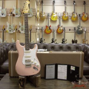 Fender Custom Shop 1962 Stratocaster HSS EVH Pickup Relic Rosewood Fingerboard Shell Pink - Image 4