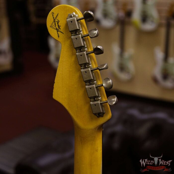 Fender Custom Shop 1962 Stratocaster HSS EVH Pickup Relic Rosewood Fingerboard Shell Pink - Image 8