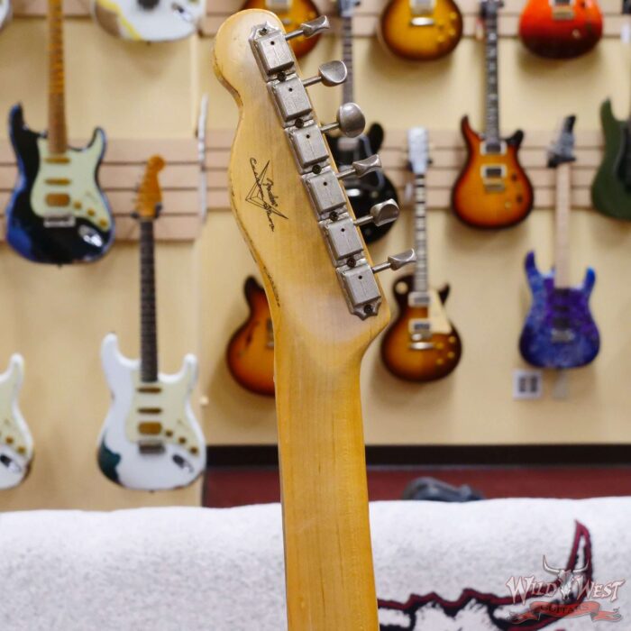 Fender Custom Shop 1962 Telecaster Custom Rosewood Slab Board Hand-Wound Pickups Relic Lake Placid Blue - Image 11