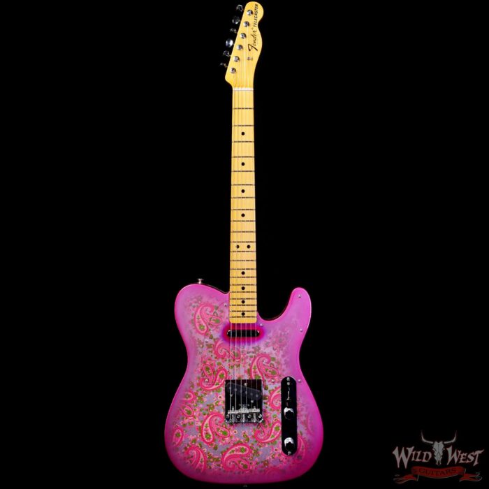 Fender Custom Shop Vintage Custom ‘68 Telecaster Maple Fingerboard NOS Pink Paisley - Image 3