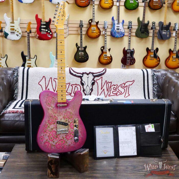 Fender Custom Shop Vintage Custom ‘68 Telecaster Maple Fingerboard NOS Pink Paisley - Image 5