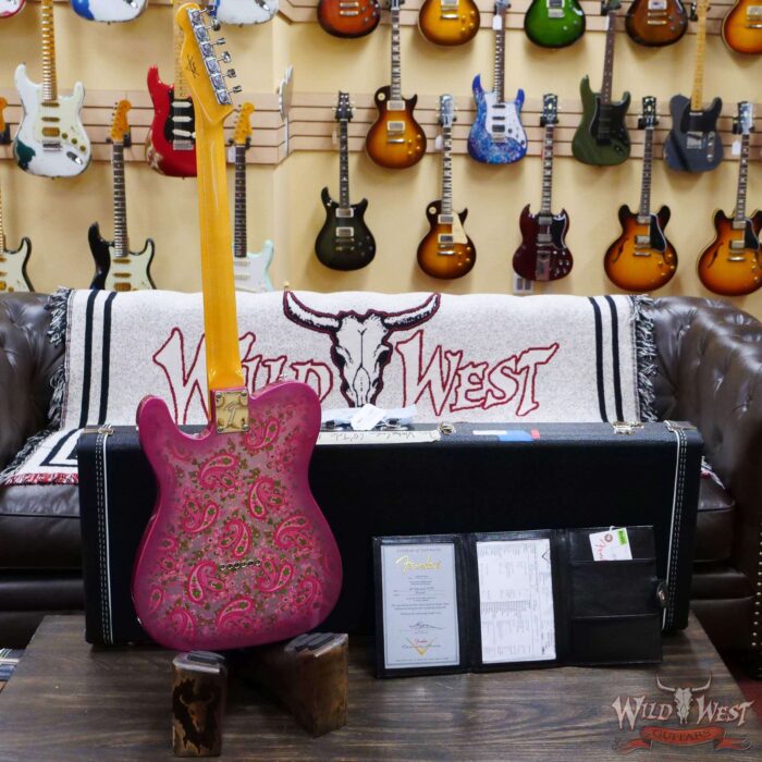 Fender Custom Shop Vintage Custom ‘68 Telecaster Maple Fingerboard NOS Pink Paisley - Image 8