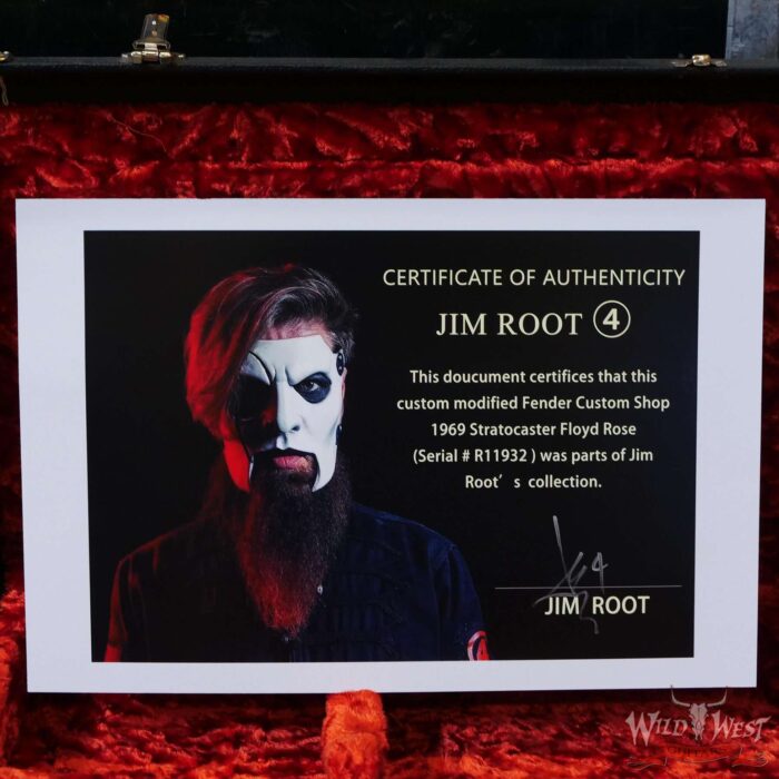 Jim Root Collection 2004 Fender Custom Shop 1969 Stratocaster Floyd Rose HSS - Image 11