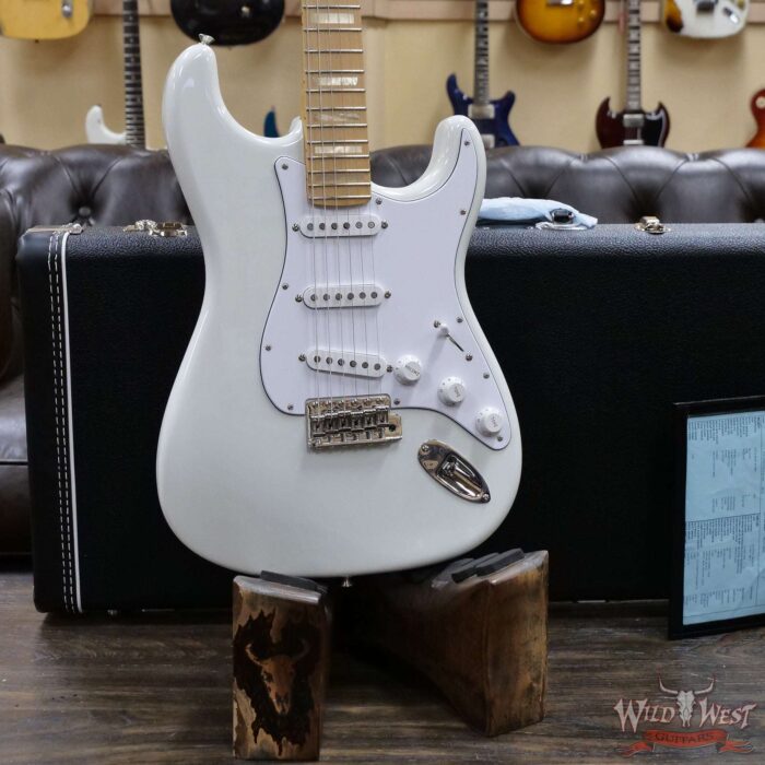 Fender Custom Shop 1969 Stratocaster Maple Board Block Inlay Reverse Headstock Hand-Wound Pickups NOS Olympic White (Blemish) - Image 8