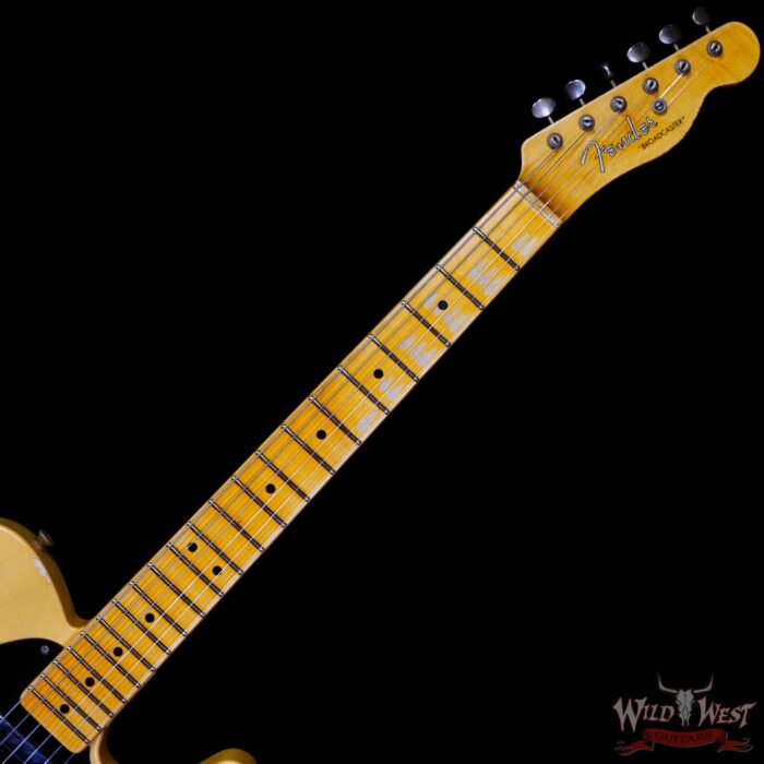 Fender Custom Shop Limited 70th Anniversary Broadcaster (Telecaster) Relic Nocaster Blonde R108827 - Image 4