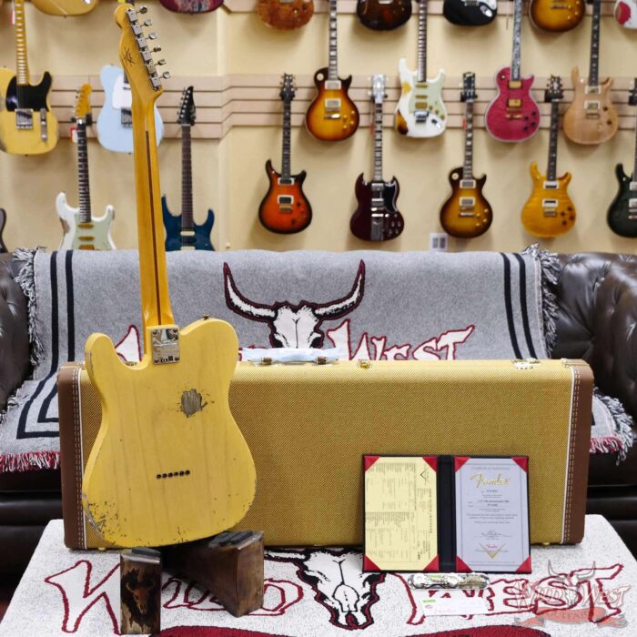 Fender Custom Shop Limited Edition 70th Anniversary Broadcaster (Telecaster) Relic Nocaster Blonde R112540 - Image 9