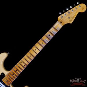 Fender Custom Shop Limited Edition 70th Anniversary 1954 Stratocaster Relic Nocaster Blonde with Black Pickguard 7.50 LBS - Image 4
