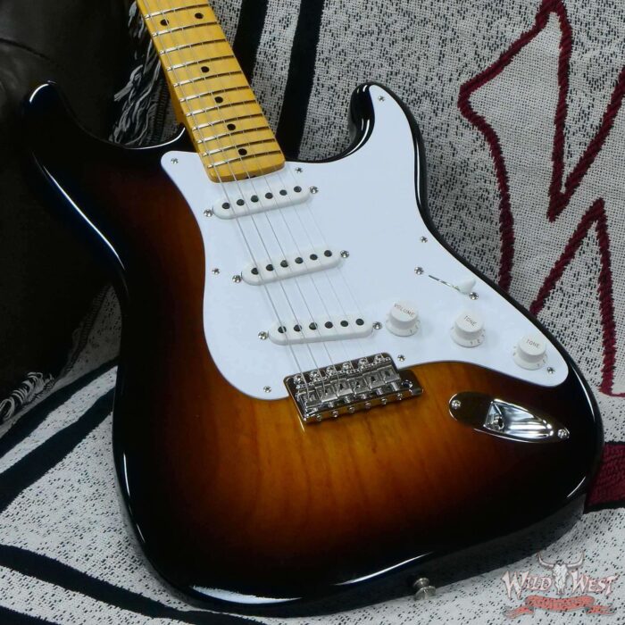Fender Custom Shop Limited Edition 70th Anniversary 1954 Stratocaster TCP Time Capsule Package Wide Fade 2 Tone Sunburst 7.75 LBS - Image 8