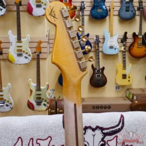 Fender Custom Shop Limited Edition 70th Anniversary 1954 Hardtail Stratocaster Journeyman Relic Dakota Red with Gold Hardware 6.90 LBS - Image 11