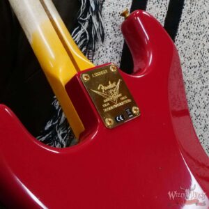 Fender Custom Shop Limited Edition 70th Anniversary 1954 Hardtail Stratocaster Journeyman Relic Dakota Red with Gold Hardware 6.90 LBS - Image 13