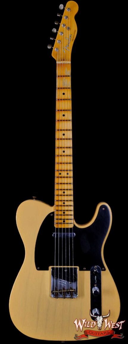 Fender Custom Shop Limited Edition 70th Anniversary Broadcaster (Telecaster) Journeyman Relic Nocaster Blonde R108696