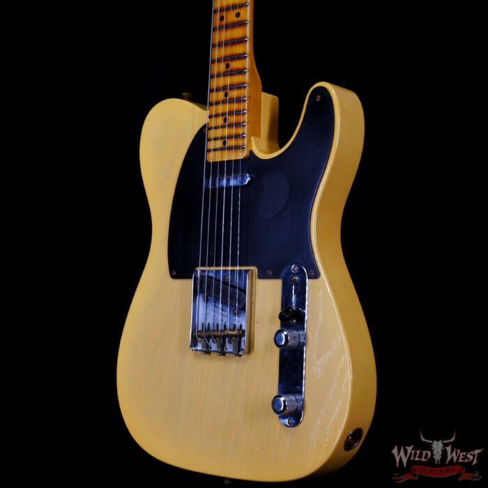 Fender Custom Shop Limited Edition 70th Anniversary Broadcaster (Telecaster) Journeyman Relic Nocaster Blonde R116703 - Image 2